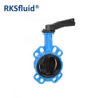 China Handle nylon cover disc butterfly valve manufacturer