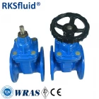 China OEM DIN ANSI Flange DN50-300 No- Rising Soft Seal Gate Valve manufacturer