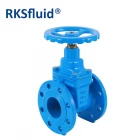 China RKSfluid DN100 12inch DIN 3352 F4 Cast Iron Soft Seal Flange Gate Valve Prices manufacturer