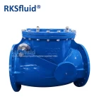 porcelana RKSfluid Brand Sellado Resiliente EPDM NBR Válvula de retención de control de oblea de doble brida PN16 para gas de agua petrolera fabricante