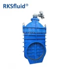 China RKSfluid china hard seal gate valve cast iron PN16 DN800 flange metal seated gate valve manufacturer price manufacturer