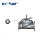 중국 RKSfluid 제어 밸브 팩토리 가격 DN100 PN16 스테인리스 스틸 플로트 제어 밸브 제조업체