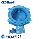 China water application double flange double eccentric butterfly valve manufacturer