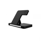 China Foldable 4 in 1 Fast Wireless Charger Stand with Touch Control Bedside Night Light for iPhones Apple Watches AirPods (MH-Q495) manufacturer