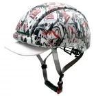 Çin 2017 New arrival bicycle helmet with removable rain cover & visor üretici firma