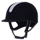 중국 승마 스타일의 모자 AU-H02를 타고 UVEX 말 헬멧 영국 실크 커버 제조업체