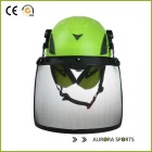 Çin Koruyucu Güvenlik Kask AU-M02 tırmanış ağaç yüz maskesi demir örgü kask üretici firma