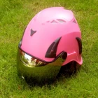 China safety helmet with CE EN-397, safety helmet supplier china, gardener's PPE safety helmet goggles manufacturer