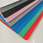 China Flexible Red Blue Translucent Colored Textured Thin PP Polypropylene Plates manufacturer