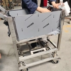 China Stainless Steel Material Trolley with Wheels manufacturer