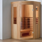 चीन Modern Luxury Corner Sauna Room 2 Person Indoor Sauna Glass Sauna Room for Home Spa - COPY - 2enpmh उत्पादक