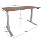 China Electric height adjustable study table / MDF WOOD Desktop manufacturer