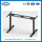 Chine High load Ergonomic Manual height adjustable office desk with metal frame fabricant