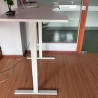 China Wood table top adjustable height desk electric height adjustable office desk manufacturer