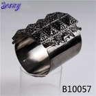 الصين 2014 gothic unique pyramid rhinestone wide bracelet B10057 الصانع
