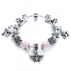 China 2018 Jewellery European Style Charm Bracelets For Women Antique Silver Multi Design Metal Bead DIY Jewelry manufacturer