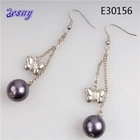 الصين Butterfly kashmiri designs jewelry earrings silver earring E30156 الصانع