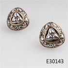 الصين Cheap wholesale stud triangle unique mens earrings designs E30143 الصانع