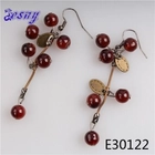الصين Gold designs new design kids fashionable bead jewelry earring E30122 الصانع