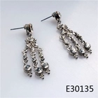 الصين Hanging diamond swarovski crystal stud earrings designs E30135 الصانع