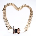 الصين Mens support gold metal sport waist belt BT60052 الصانع