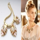 Chine Mesh Chain Helena Statement Necklace N90232 fabricant
