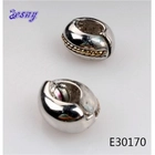 الصين Round shaped silver jhumka magnetic earrings hoop for men earring E30170 الصانع