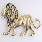 الصين Wholesale men animal gold lions korea jewelry making brooch P80017 الصانع