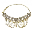 China Woman Adjustable Waist Chain Body Jewelry Chain Hollow Carving Coin Tassel Body Chain manufacturer
