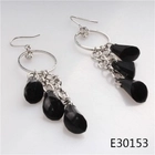 الصين Women fashion nickel free plastic bead hooks earring E30153 الصانع