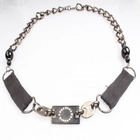 الصين Womens jean custom rhinestone beaded lady metal chain belt BT60071 الصانع