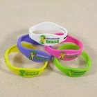 China World cup 2014 souvenir elastic silicone shaped band bangle manufacturer