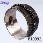 الصين acrylic fashion charm mesh stretch bangle bracelet B10092 الصانع
