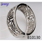 الصين antique silver bangle flower copper magnetic bracelet B10130 الصانع