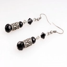 الصين ethnic metal hipanema beaded jhumka piercing earrings E30035 الصانع