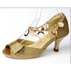 China gold plated round link pendant accessories shoe chain TS001 manufacturer
