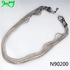 الصين long layers chain necklace turkish silver jewelry N90200 الصانع