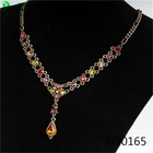 الصين modern elements color rhinestone choker necklace N90165 الصانع