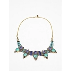 China mosaic stone water drop latest design beads chocker necklace manufacturer