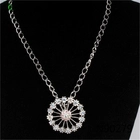 الصين silver turkey snowflake pendant jewelry necklace N90279 الصانع
