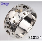 الصين thick turkish silver chrome hearts bangle bracelet B10124 الصانع