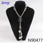 الصين vintage boutique chanel flower pearl pendant necklace N90477 الصانع