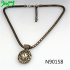 الصين vintage boutique gold ethnic jewelry pendant necklace N90158 الصانع