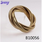 الصين wholesale expandable fashion braided antique gold bangles الصانع
