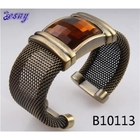 الصين wholesale italian tanishq diamond mesh watch cuff bracelet B10113 الصانع