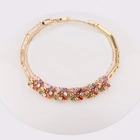 China 2017 Fashion jewelry gold plated heart chain bracelet&bangles for women manufacturer