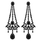 China 2017 Fashion personality environmental copper alloy stud earrings,earings for women , new latest earring designs long alloy chain earrings earrings women manufacturer