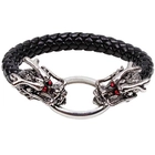 China Dragon Bracelet PU Leather Braided Bracelets oem bangle supplier china manufacturer
