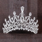 China Europe and the United States new popular bridal jewelry luxury rhinestone crown hair accessories manufacturer