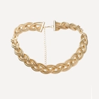 China Fashion Accessories Female Necklace Personality Elements Vintage Simple Snake Chain Woven Choker Necklace manufacturer